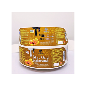 Étiquettes alimentaires étanches personnalisées de haute qualité autocollant en papier enduit Kraft en carton coloré finition UV/brillante/mate fabriquée au Vietnam - Product Image 4