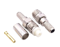 Connecteur coaxial RF FME mâle/femelle à sertir pour câbles RG58, RG142, RG400, LMR195 – Bornes de câblage
