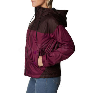 Chaqueta cortavientos impermeable con logotipo personalizado OEM para mujer, forro de nailon para exteriores de diseño personalizado para invierno - Product Image 2