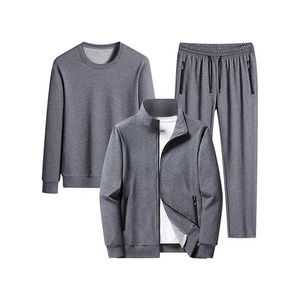 Conjunto Deportivo de Felpa Azul Rey para Hombre, 2 Piezas, Sudadera con Capucha y Cordón, Traje para Correr, Ropa Casual para Hombre - Product Image 5