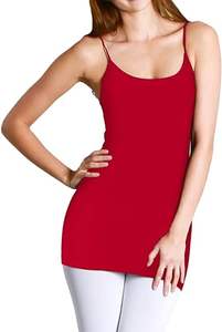 Camiseta sin mangas básica personalizada para mujer, Tops sin mangas de algodón sólido 100% algodón, venta al por mayor - Product Image 3