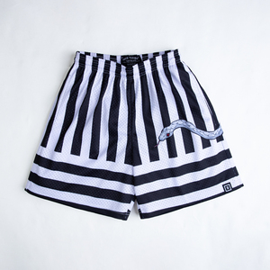 Pantalones cortos estampados para hombre de talla grande básicos de verano de malla de poliéster lineal para hombre, pantalones cortos de baloncesto - Product Image 3