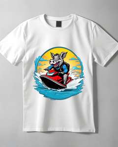 Camiseta Extra Grande de Lona 100% Algodón para Hombre, Cuello Redondo, Corte Regular, Personalizable, Lisa, Antiarrugas, Ecológica y Transpirable - Product Image 5