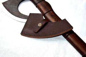 Tête de hache viking en acier inoxydable de haute qualité, nouveau design, pour usage extérieur, logo personnalisé, 20 pouces - Product Image 6