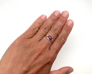 Handmade Classical Ring 925 Solid Silver Jewelry For Women 925 Sterling Silver Ruby Gemstone Boho Style Ring <b>Gift</b> For <b>Sister</b> - Product Image 3