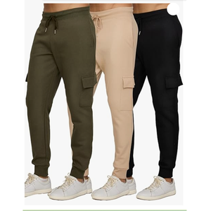 BD personnalisé de haute qualité survêtement pantalons de survêtement pour hommes décontracté Oxford tissu Vintage décoration taille moyenne avant plat pour temps froid - Product Image 3
