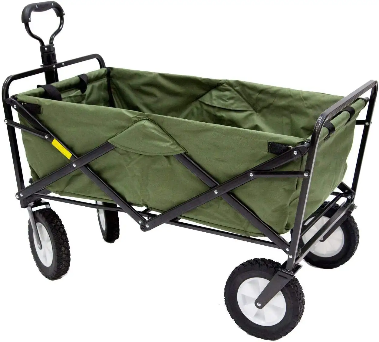 Folding Camping Cart Portable Beach Trolley Cart Camping Folding Wagon