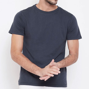 Nouvelle conception, vente en gros, t-shirts pour hommes 100% coton, 2026, prix bas, tissu personnalisé, uni, col rond, haute qualité, séchage rapide - Product Image 1