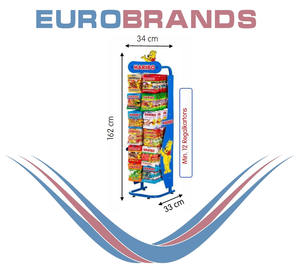 Haribo Étagère en bois à 12 crochets - Product Image 1