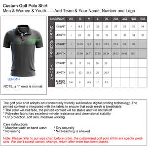 Camisas de Golf de Secado Rápido para Hombre, Color Sólido, 100% Poliéster, Sublimación, Logotipo Personalizado, Botones al Frente, Media Manga, Tela de 160g - Product Image 4