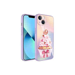 Premium <b>Magnetic</b> Charge Ins Patterned Hard Silicone Epoxy Phone <b>Case</b> for <b>iPhone</b> 13 11 Pro 14 Plus 6 Plus Compatible Camera - Product Image 1
