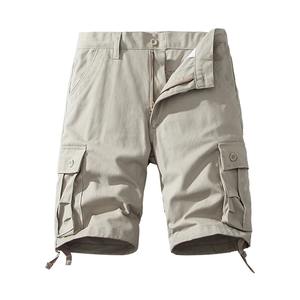 Shorts cargo hommes été mince mode ample tout match pantalon droit haut de gamme sport décontracté cinquième pantalon hommes multi-poches Shorts - Product Image 5
