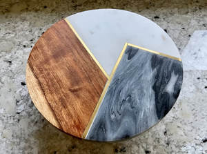 Soporte de pastel de mármol contemporáneo de Venta caliente Patrón moderno elegante para exhibiciones de pasteles elegantes en bodas y eventos - Product Image 3