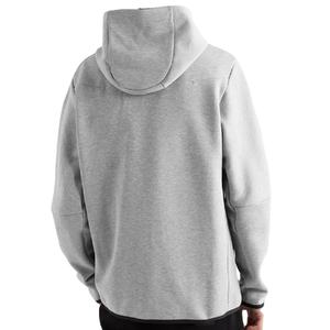 Wholesale Custom Logo <b>Lightweight</b> Zip up <b>Hoodie</b> for <b>Men</b> Soft Shell <b>Hoodie</b> With Sleeve Pocket for <b>Men</b> - Product Image 6