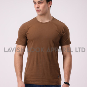 Ropa de entrenamiento Camisas de entrenamiento para hombres Camiseta de ajuste regular de algodón 100% liso Camiseta de tamaño adulto para hombres - Product Image 6