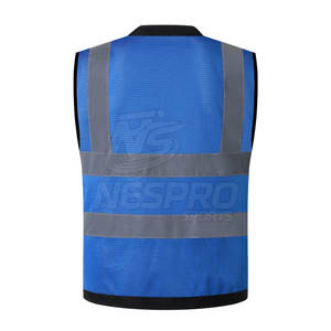 Diseño personalizado seguridad hombres chaleco chaqueta Color sólido seguridad hombres chaleco chaqueta Streetwear sin mangas seguridad hombres chaleco - Product Image 3