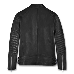 แจ็กเก็ตหนังสำหรับผู้ชายเสื้อแจ็คเก็ตหนังสำหรับฤดูหนาว - Product Image 2