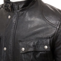 Nouvelle Arrivée : Blousons en Cuir Fins et Tendance pour Hommes – Qualité Supérieure, Matière 100% Respirante, Imperméables et Coupe-Vent, Col Montant