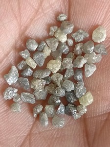 Diamants certifiés de haute qualité, taille naturelle, taille Asscher, pour la fabrication de bagues - Product Image 3