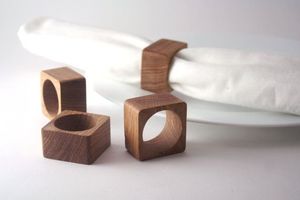 Rond de serviette au design unique avec finition naturelle et forme de la meilleure qualité pour la maison, le restaurant et la décoration de fête - Product Image 2