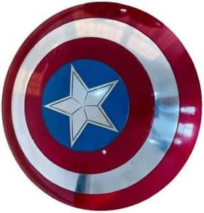 Capitán escudo 24 pulgadas acero suave escudo redondo cuero agarre pared decoración escudo regalo artículo Chnm20602 Calvin artesanía - Product Image 2