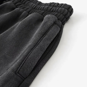 Pantalones Deportivos de Felpa de Algodón Grueso Estilo 2026, Lavado Ácido Decolorado al Sol, Estilo Casual Holgado y Acampanado para Hombre - Product Image 5