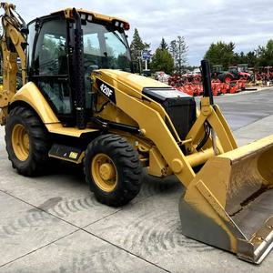 Chargeur frontal diesel de CAT 420F de chargeur de pelle rétro de CAT de niveau élevé avec la pelle rétro de seau - Product Image 2