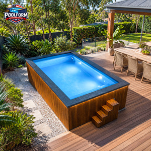 Customizable Container Swimming <b>Pool</b> Prefab Fiberglass Above Ground UV Resistant Corrosion-resistant Wind-Proof Outdoor SPA - Product Image 1