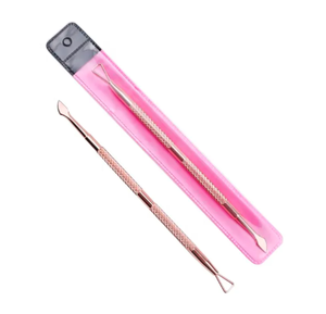 Poussoir à cuticules dorées Gel UV Nettoyant pour vernis à ongles Soak Off Grattoir à ongles Peeler Art Tools Flat Nail Pusher Soak Off Gel Polish Remover - Product Image 6