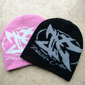 Gorro bordado con logotipo personalizado de la mejor calidad, fabricación de alto nivel de colores únicos para hombres y mujeres, gorro de dibujos animados de todos los tamaños - Product Image 5
