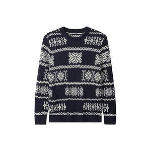 Pull unisexe en tricot brodé de Noël avec motif de mouton - Product Image 5