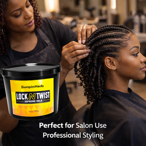 Gel tressage OEM pour locs et twists, tenue extra forte, sans résidus, gel coiffant pour cheveux, fournisseur de marque privée pour usage en salon - Product Image 3