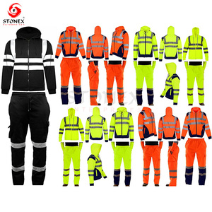Gran oferta 2023, chándales DE SEGURIDAD reflectantes de construcción de seguridad de alta visibilidad personalizados, ropa de trabajo Industrial, precio al por mayor - Product Image 6