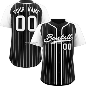 Meest populaire hoogwaardige ademende plus size honkbal shirts met aangepaste borduring en antibacteriële voorzijde logo voor alle teams - Product Image 6
