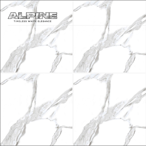 Novac Céramique Élégance Marbre Numérique Mur Carrelages de Sol 600x600mm Surface Brillante Modèle SNOW STATUARIO ALPINE pour Murs Sols - Product Image 5