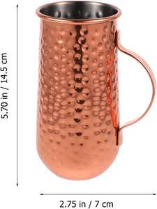 Nouveau élégant cuivre noir à l'extérieur pichet en acier inoxydable pichet à eau noir pour la décoration intérieure élégant cuisine essentiels service parfait - Product Image 6