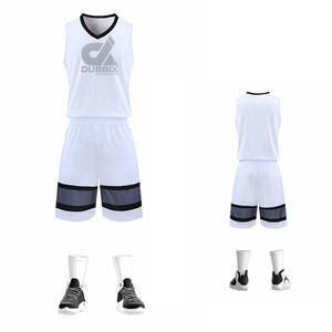 Ensemble d'uniformes de basket-ball réversible à sublimation intégrale avec logo personnalisé, respirant, 100% polyester, saison d'hiver, maillot d'équipe 3D pour hommes - Product Image 6