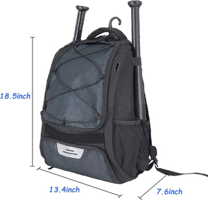 กระเป๋าเป้สะพายหลังสำหรับเล่นกีฬาแบบลำลองมีซับในทำจากผ้าฝ้ายพิมพ์ลาย - Product Image 3