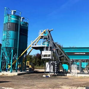 Planta mezcladora de hormigón en contenedor económica de 30 M3/H Motor de bomba de núcleo de motor PLC Transporte por lotes de pequeña capacidad amigable - Product Image 1