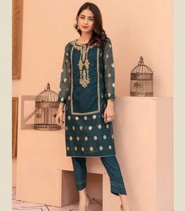 Vestidos Indio-Pakistaníes de Algodón de Primera Calidad, Nuevos Diseños 2023, Salwar Kameez para Mujer, Shalwar Kameez, Kurti Personalizado - Product Image 4