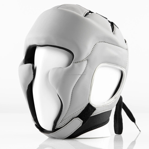 Taekwondo Boxing Children's Microfiber & PU Leather Head Guard Custom Logo Breathable Sparring Training Protective Gear - Product Image 6