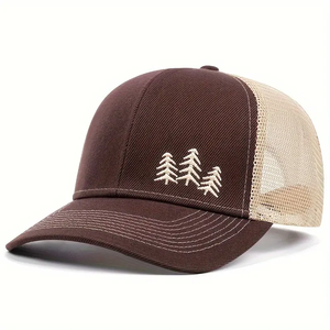 Gorra de béisbol de malla Multicolor de alta calidad Unisex, diseño de montaña pequeño estampado de verano para ciclismo al aire libre, deportes de Montañismo - Product Image 5