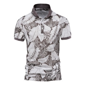 Golf à manches courtes pour hommes en gros pour polos t-shirts impression personnalisée logo polyester - Product Image 3
