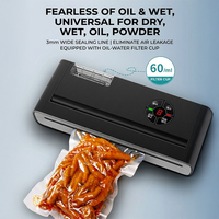 machine sous vide soudeuse emballage alimentaire 80kPa 150W 28cm 12L/min verrouillage automatique du sac