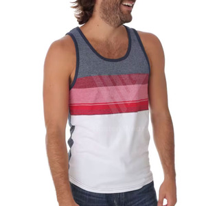 เสื้อกล้ามผู้ชายผ้าย้อมสีพื้นระบายอากาศได้ดีขนาดพลัสไซส์ใส่สบายสำหรับนักเพาะกายยกน้ำหนัก - Product Image 2