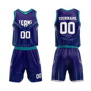 Uniforme de basket-ball personnalisé par sublimation, nouveau design, vente en gros de maillots de basket-ball - Product Image 2