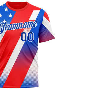 Camiseta deportiva con estampado de sublimación para hombre, jersey de cuello redondo, entrenamiento, último diseño, camisetas de poliéster para caballeros - Product Image 3