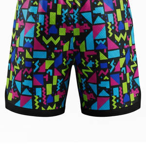 กางเกงขาสั้นกีฬาผู้ชาย ผ้าตาข่าย ระบายอากาศได้ดี พิมพ์ลายกราฟิกแบบซับลิเมชั่น สำหรับการฝึกซ้อมระดับมืออาชีพ มีกระเป๋าข้างลึก - Product Image 3