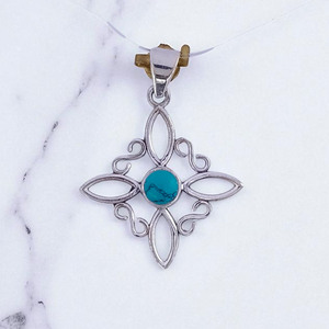 Diseño único Solider 925 Starling Plata Colgante hecho a mano - Product Image 3