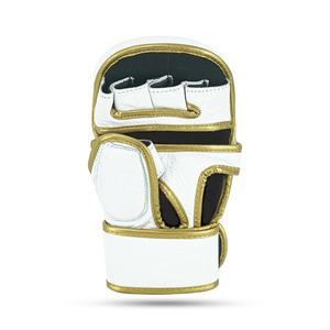 Gants personnalisés UFC MMA Gants de combat en cuir de vachette de couleur unique Gants d'entraînement pour enfants 8oz 12oz 16oz - Product Image 3